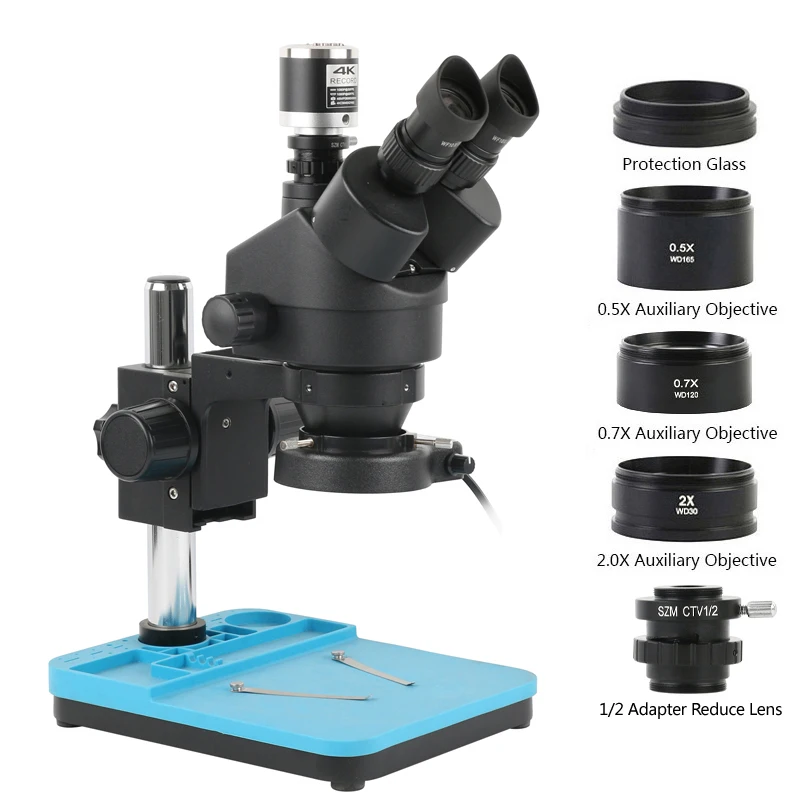7X-90X Simul-Focal Zoom Trinoc - огляд і ціна Simul-Focal Industrial Microscope 4K Hdmi