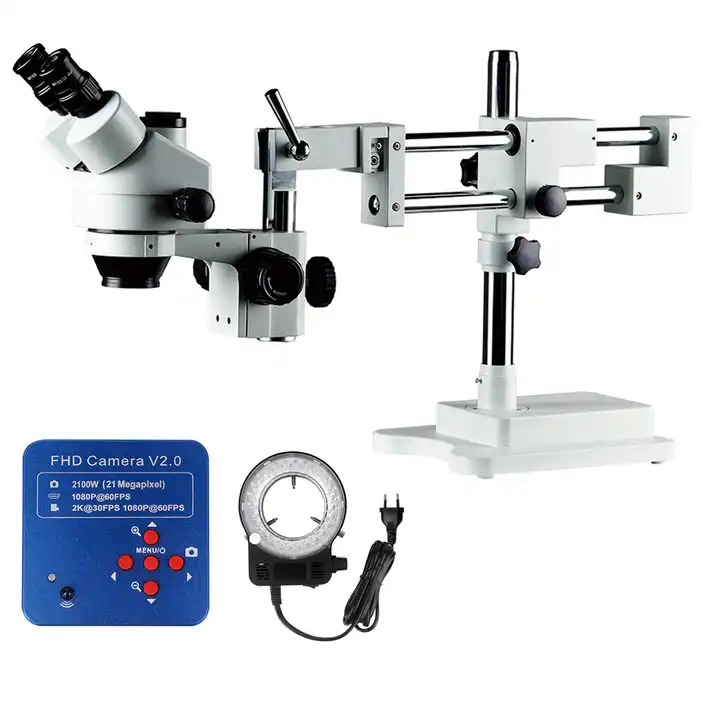7X-45X Zoom Stereo Manufacturi - огляд і ціна Trinocular Stereo Microscope 7X-45X